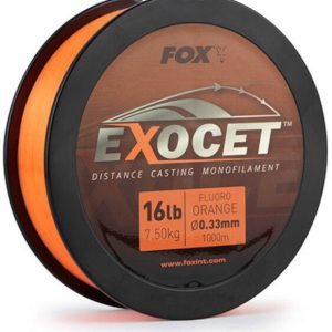 Fox Exocet Fluoro Orange Mono 16lb 0.33mm 7.5kg 1000m