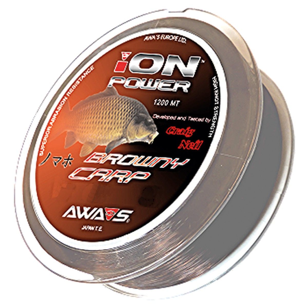 Awa Shima Ion Power Browny Carp 0,35mm 21,10kg 1200m - Imagen 2