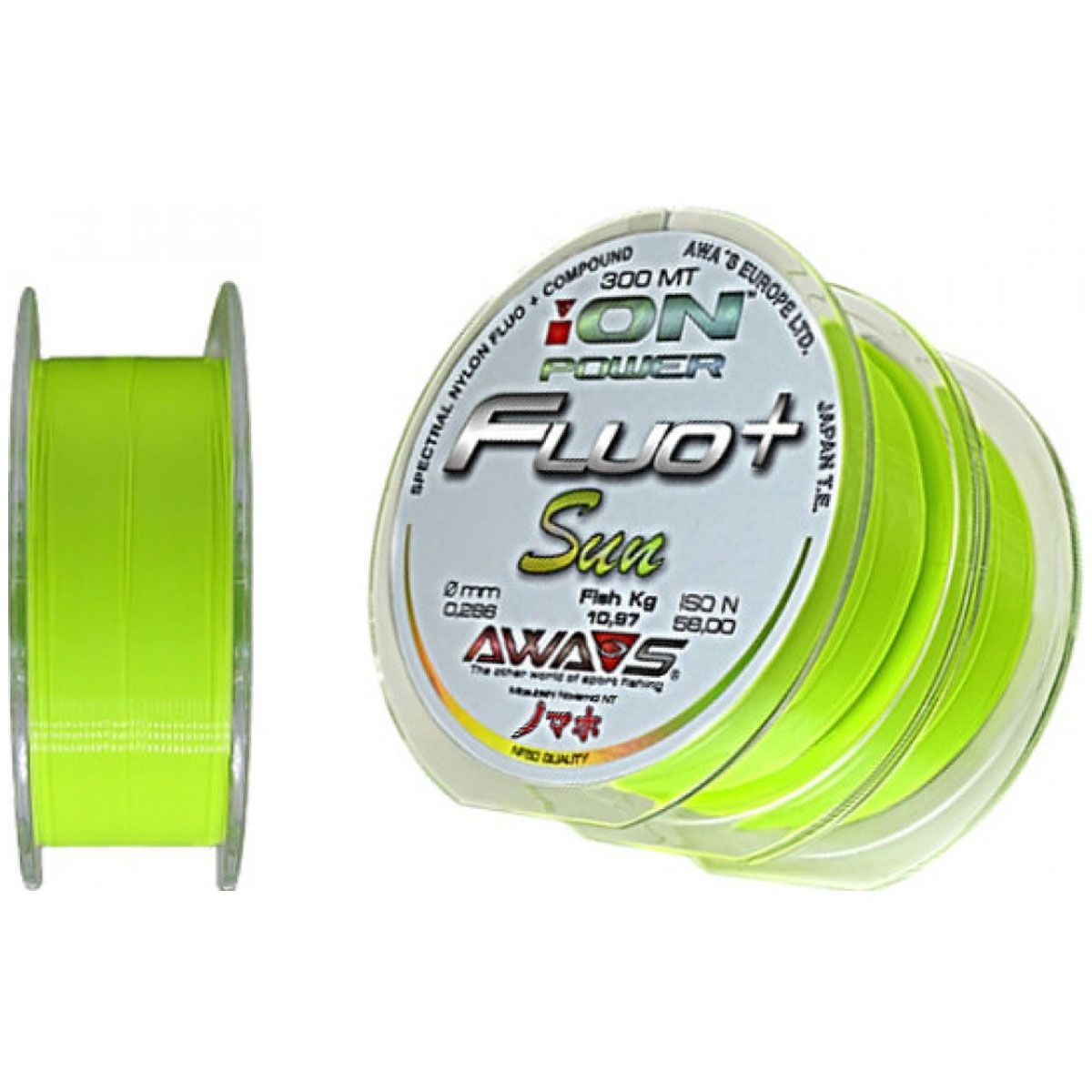Awa Shima Ion Power Fluo + Sun 0.30mm 12.35kg 300m-2x300m