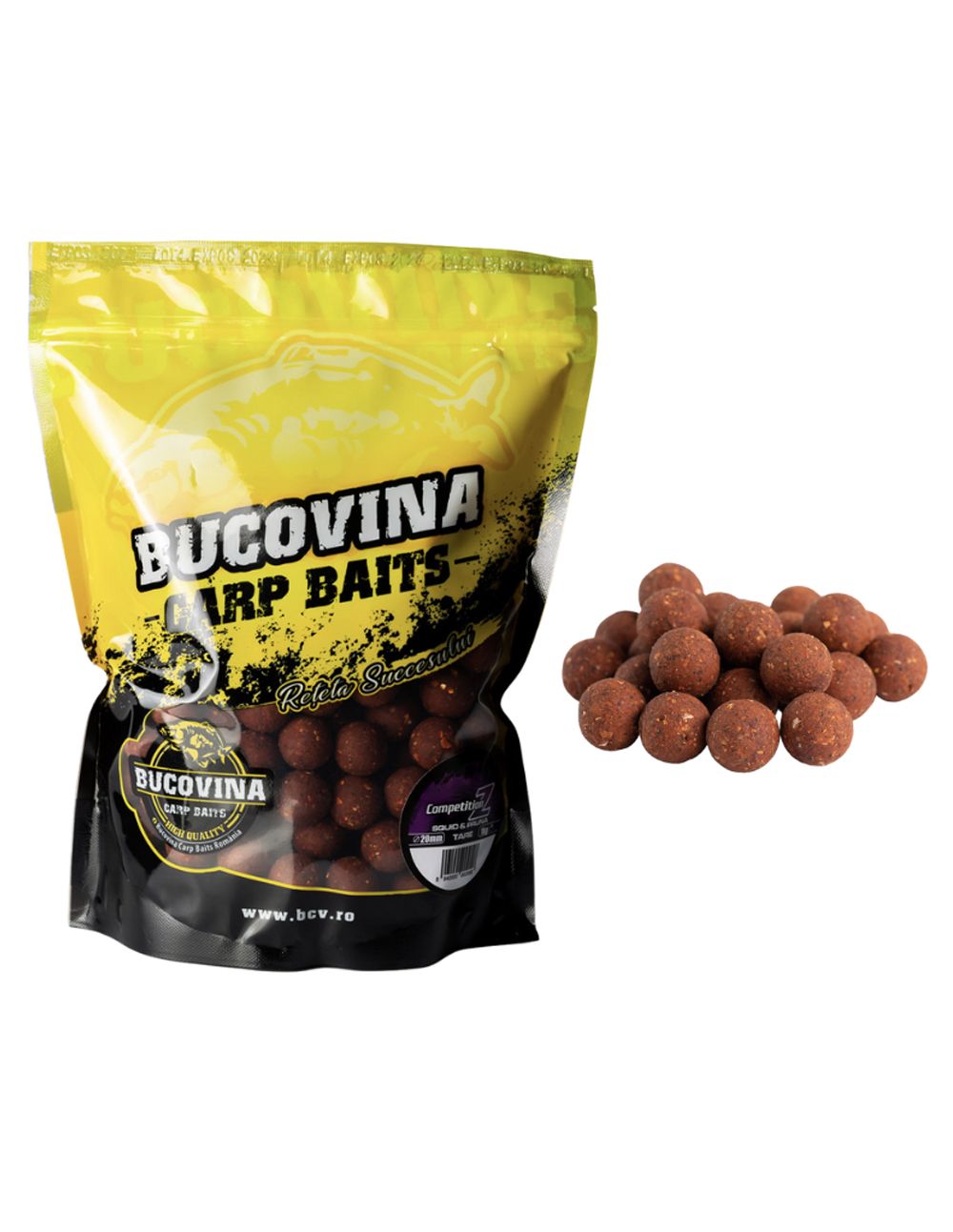 Bucovina Baits Boilies Competition Z squid & ciruela 20mm 1kg