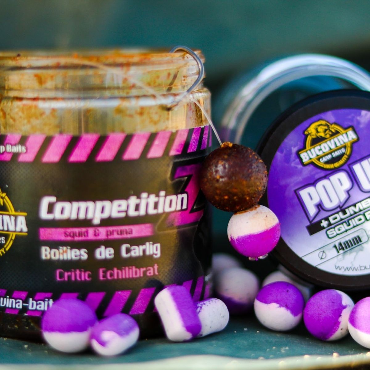 Bucovina Baits Boilies Equilibrado Competition Z Squid & Ciruela 120gr - Imagen 4