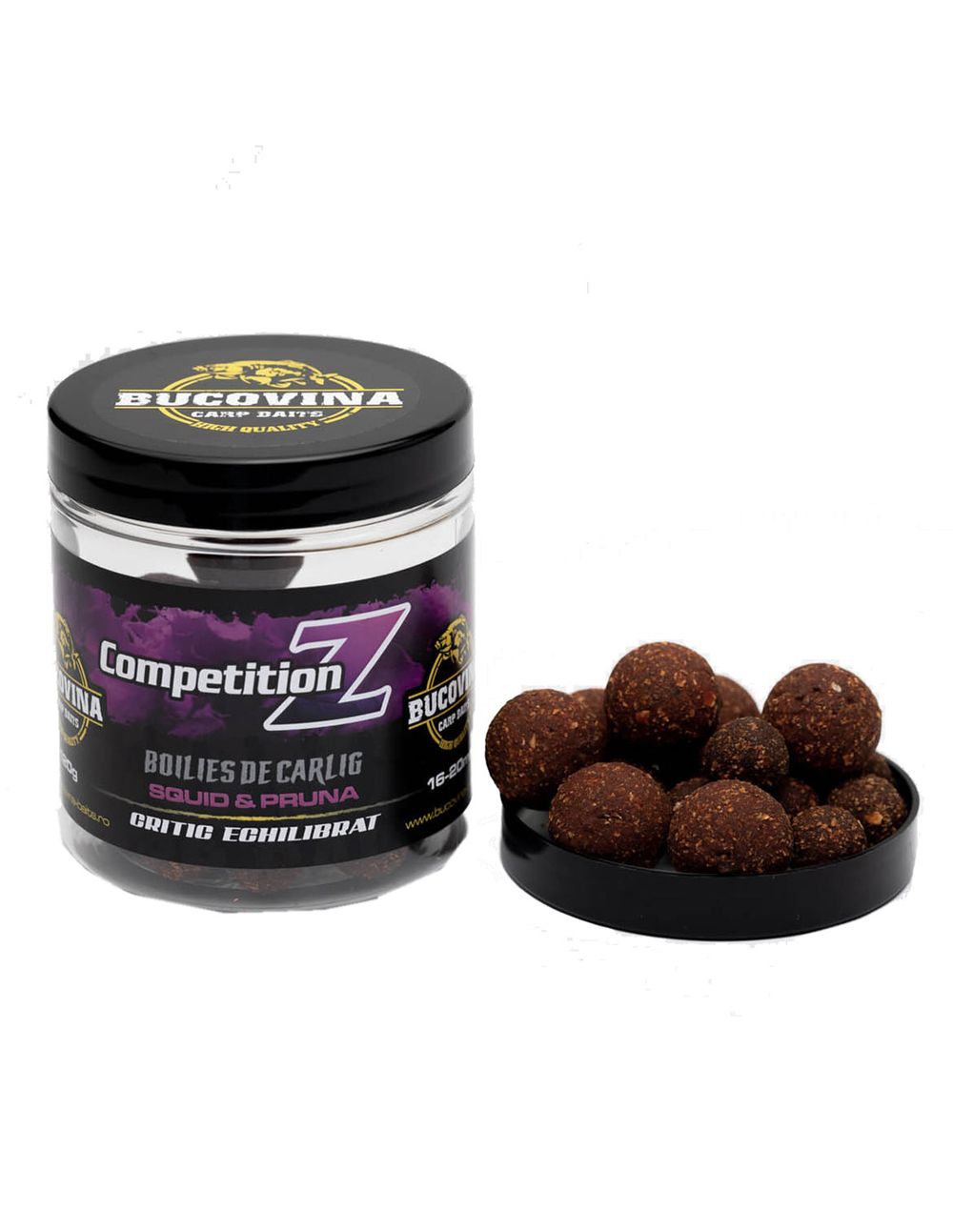 Bucovina Baits Boilies Equilibrado Competition Z Squid & Ciruela 120gr - Imagen 2