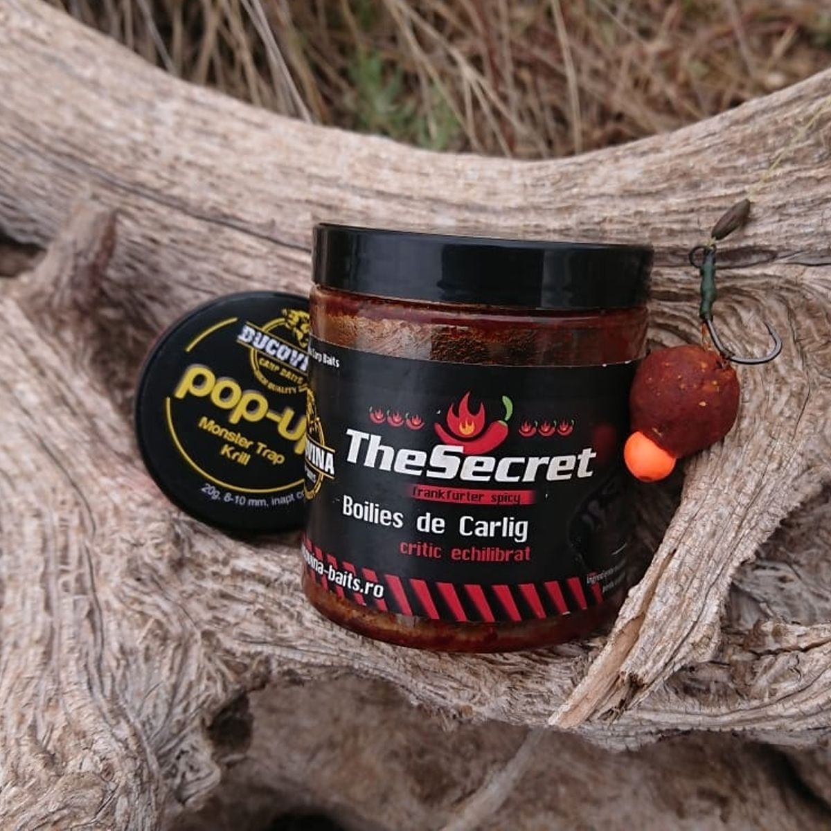 Bucovina Baits Boilies Equilibrado The Secret Frankfurter Spicy 120gr - Imagen 3