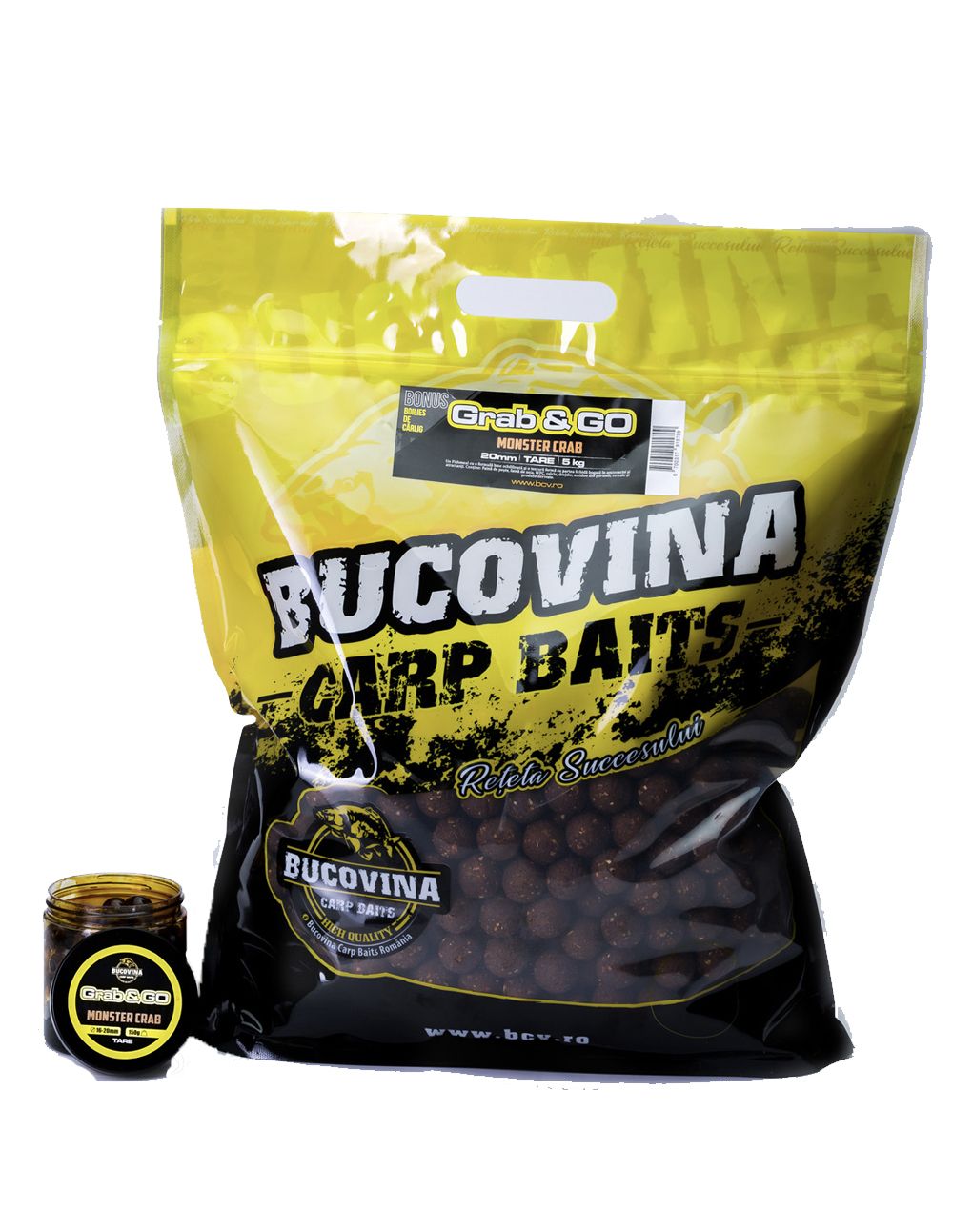 Bucovina Baits Pachetul Grab & Go Monster Crab 20mm 5kg