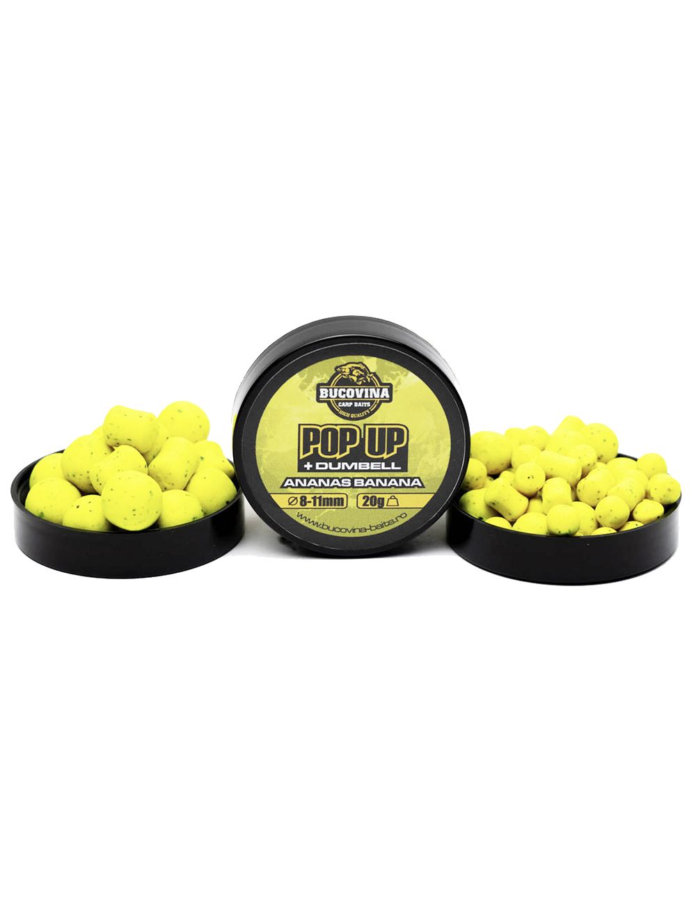 Bucovina Baits Pop Up+Dumbel Ananas Banana 14mm 20gr