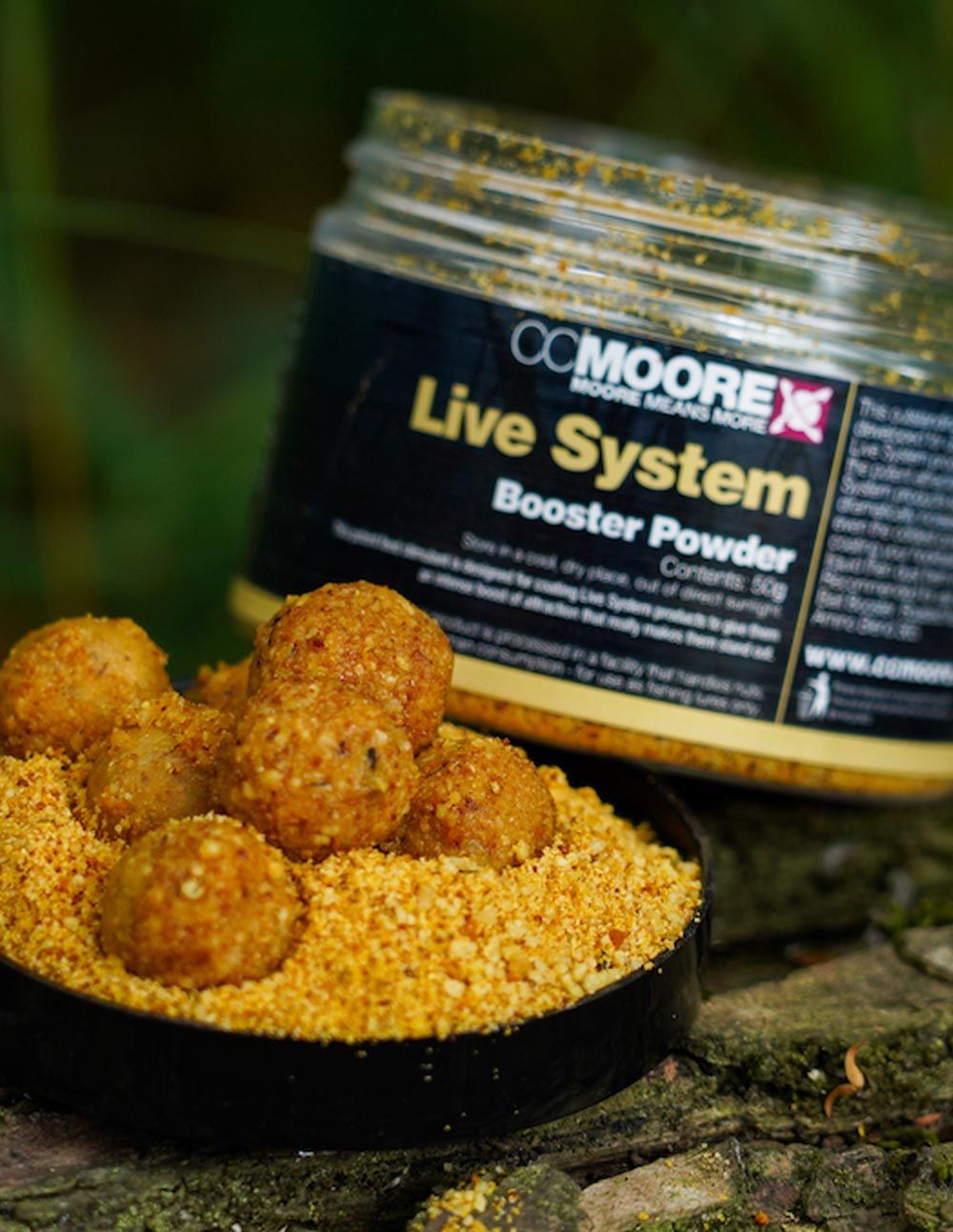 CC Moore Live System Bait Booster Powder 250gr - Imagen 2