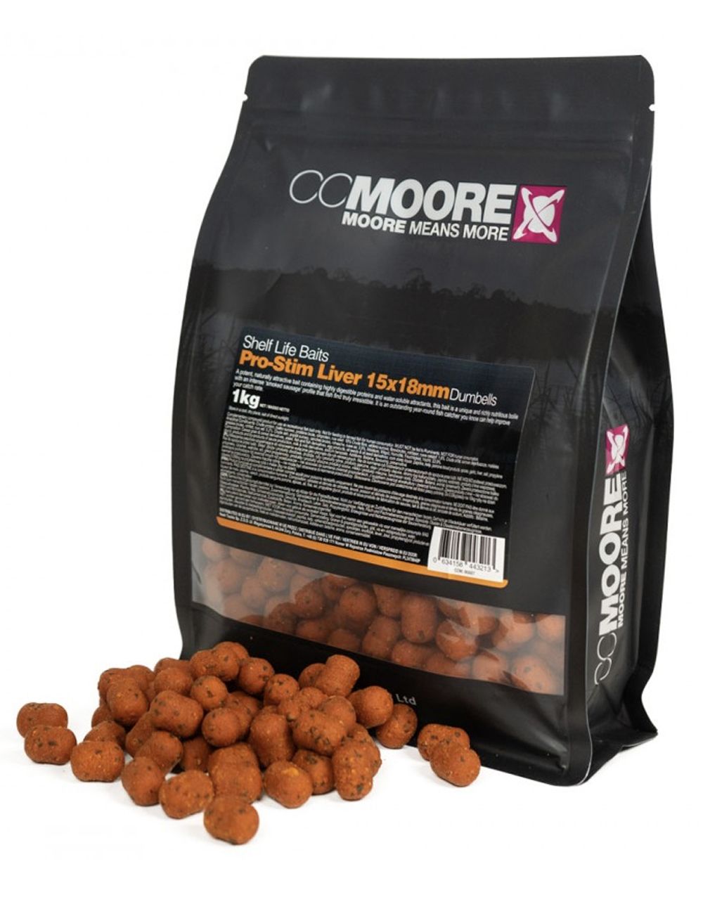 CC Moore Pro-Stim Liver Dumbells 15x18mm 5kg - Imagen 2