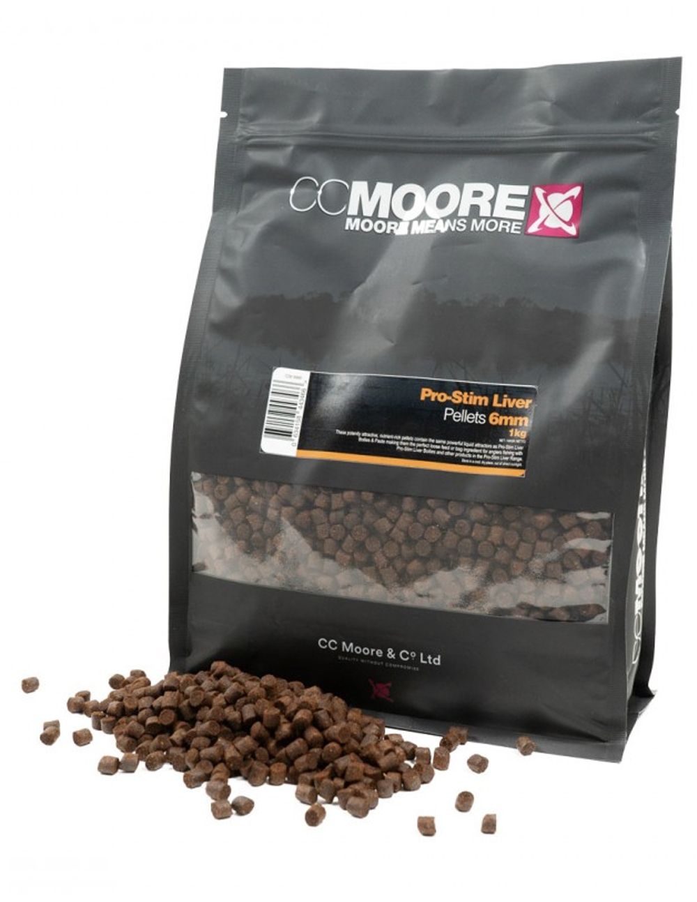CC Moore Pro-Stim Liver Pellets 6mm 1kg - Imagen 2