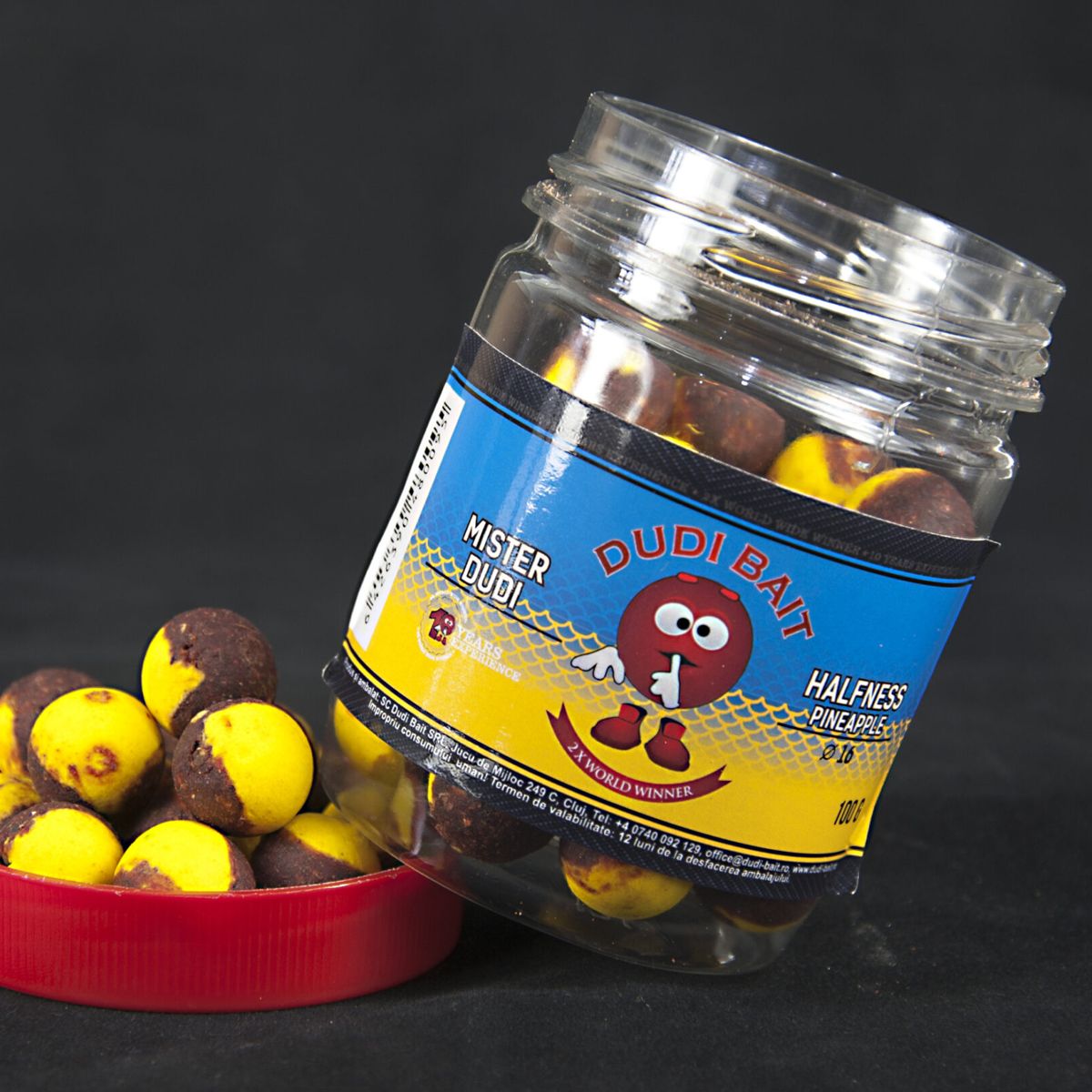 Dudi Baits Mister Dudi Pineapple Halfness 20mm - Imagen 2