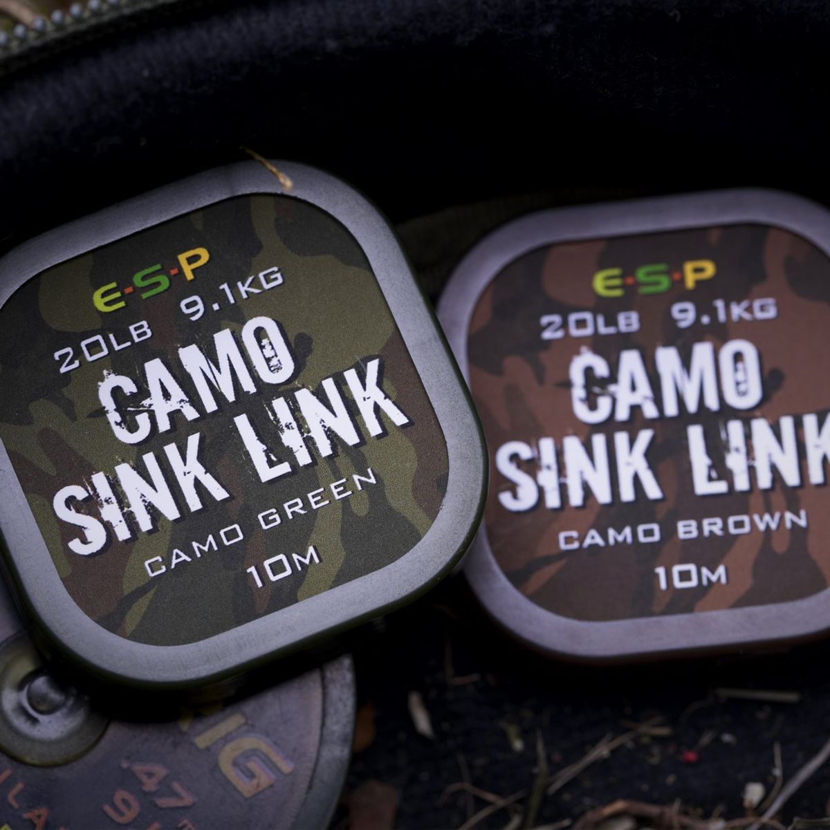ESP Camo Sink Link Camo Brown 25lb 11.4 kg 10m - Imagen 3
