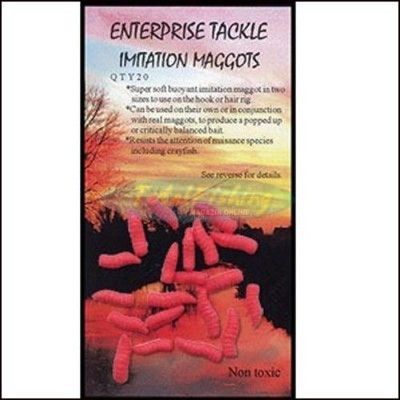 Enterprise Tackle Imitation Maggots Rojo