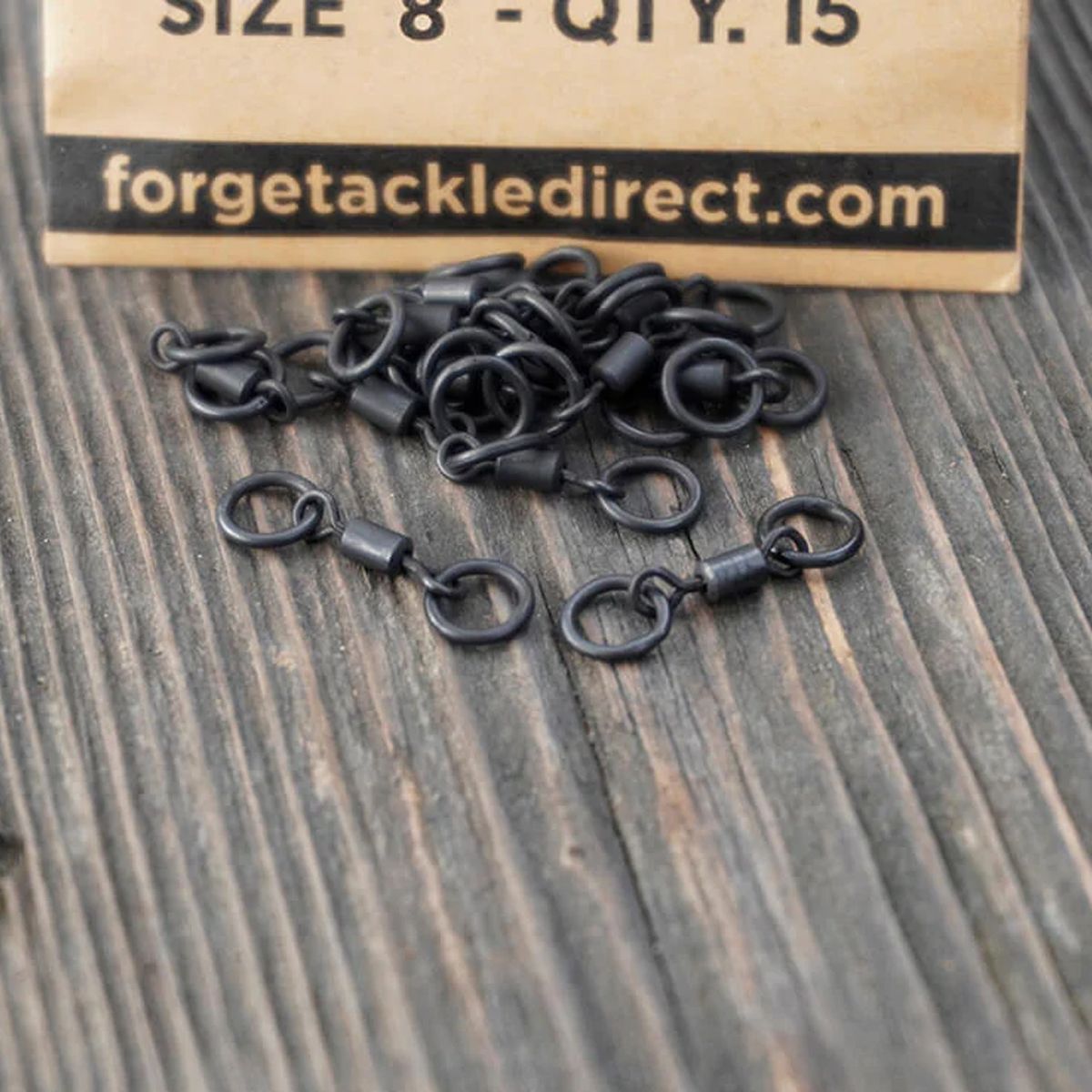 Forge Tackle Swivel With Double Ring Size 8-15 unidades - Imagen 3
