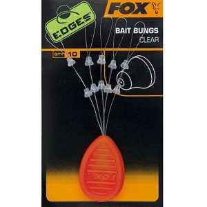 Fox Edges Bait Bungs Clear x10