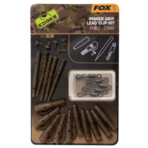 Fox Edges Camo Power Grip Lead Clip Kit Nº7 x5