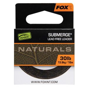 Fox Edges Naturals Submerge Leader 50lb 22.7kg 10m