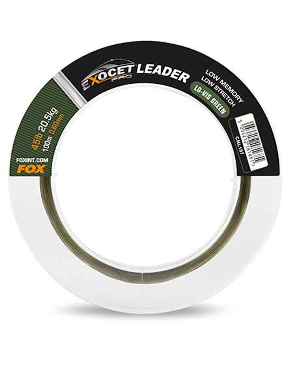 Fox Exocet Pro Low Vis Green 45lb 20.5kg 0.60mm 100m