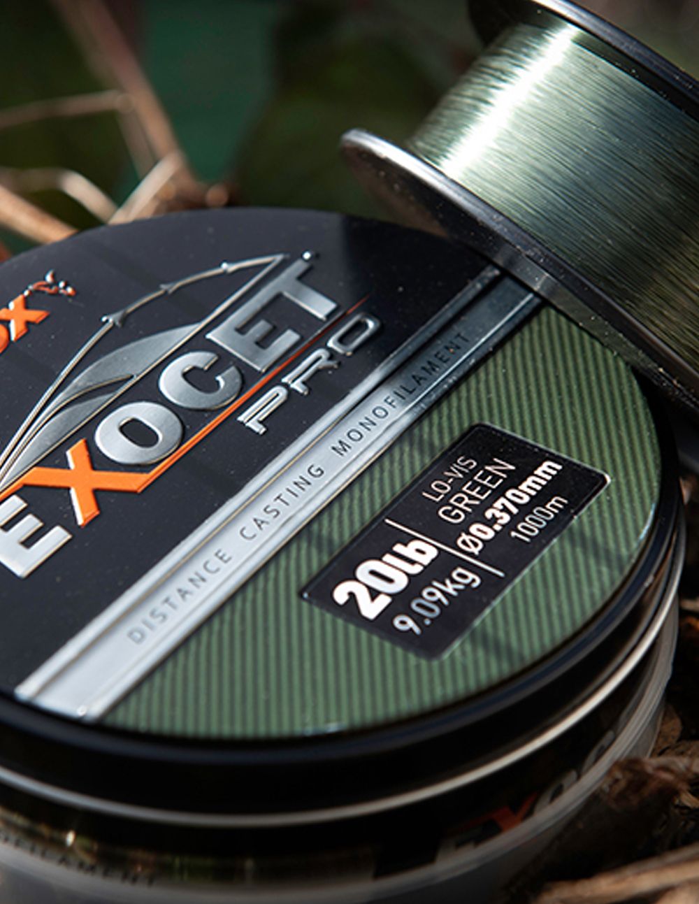 Fox Exocet Pro Monofilament Lo-Vis Green 0.331mm 16lb/ 7.27kg (1000m) - Imagen 4