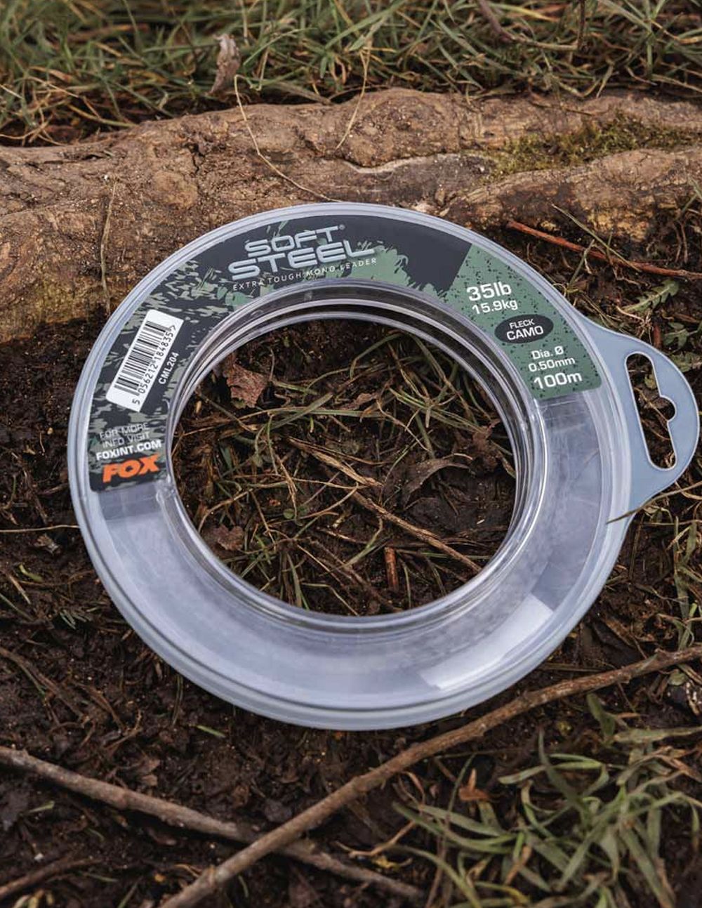 Fox Soft Steel Fleck Camo Leader 60lb 27.3kg 0.70mm x 80m - Imagen 3