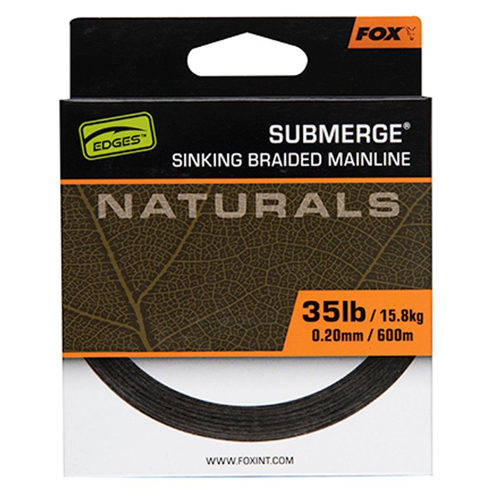 Fox Submerge Naturals Braid 0.30mm 55lb 24.9kg 600m - Imagen 3