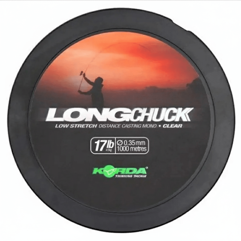 Korda Long Chuck Clear Line 17lb 0.35mm 1000mtr