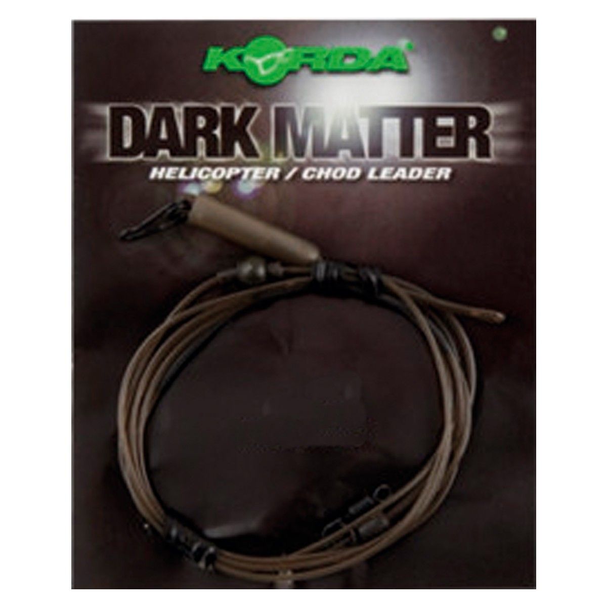 Korda Dark Matter Leader Heli (Weed / 40lb)