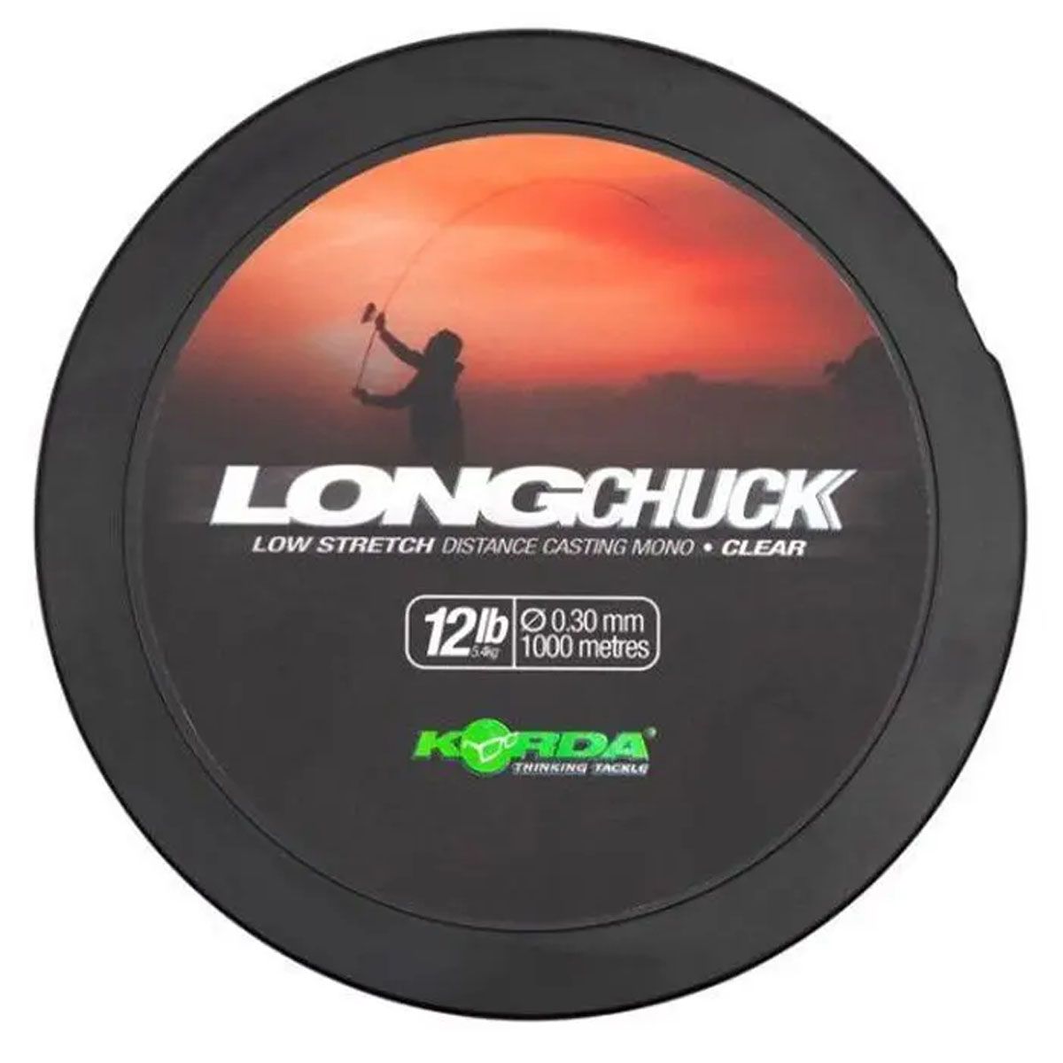 Korda Long Chuck Clear Line 12lb 0.30mm 1000mtr