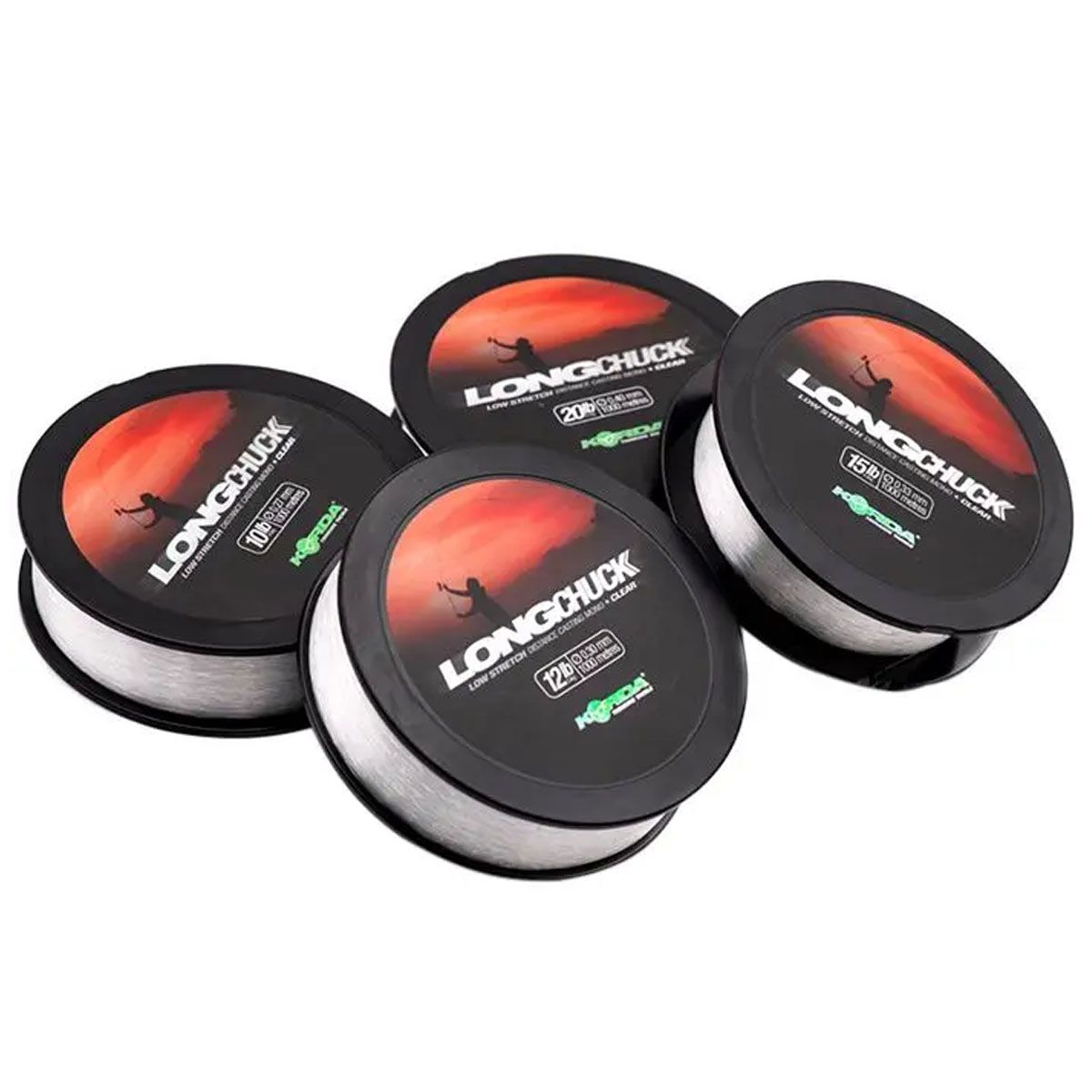 Korda Long Chuck Clear Line 17lb 0.35mm 1000mtr - Imagen 3