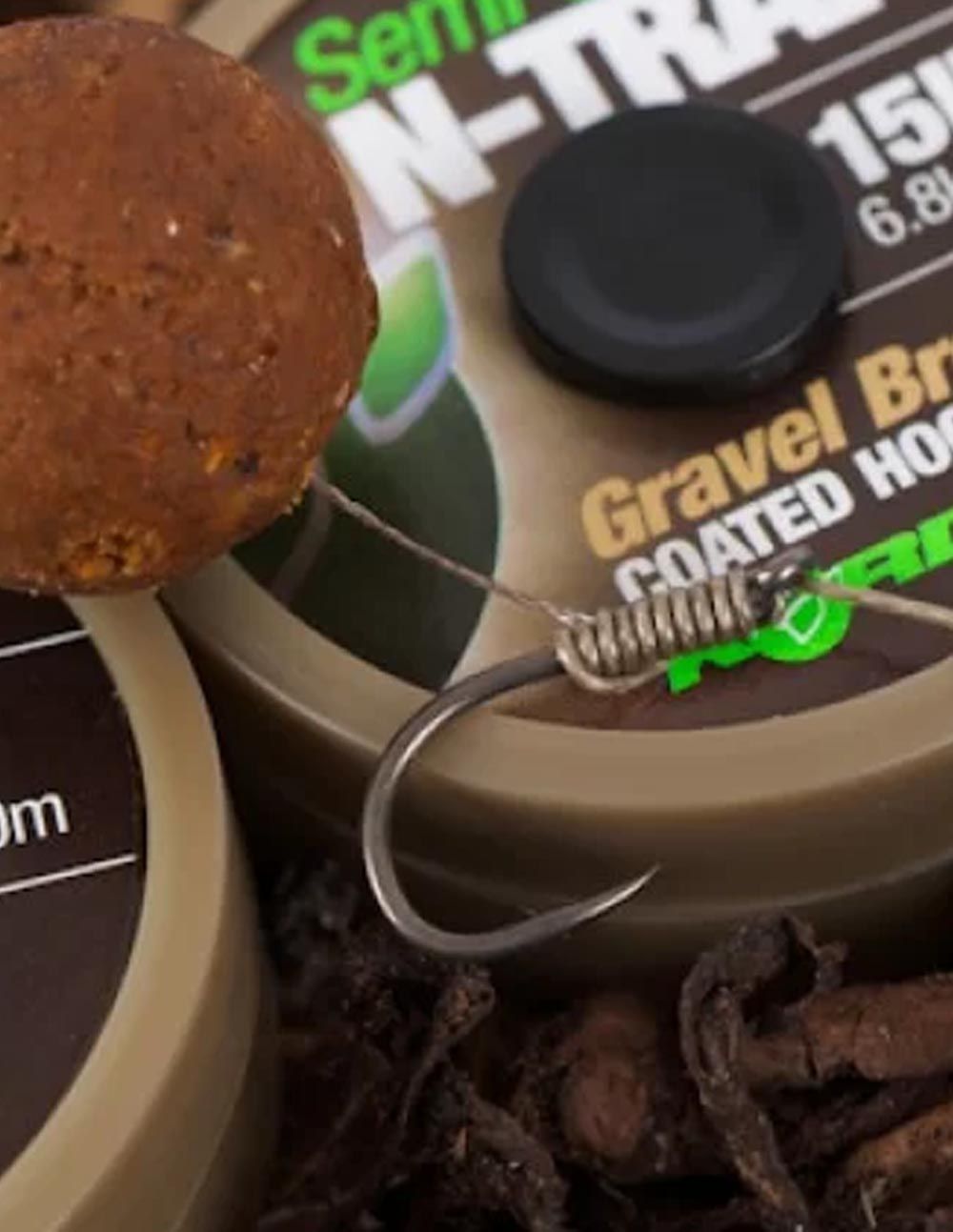 Korda N-Trap Semi Stiff Gravel 30lb Brown - Imagen 5