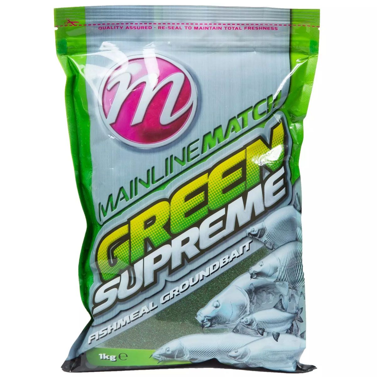 Mainline Green Supreme Fishmeal Groundbait 1Kg