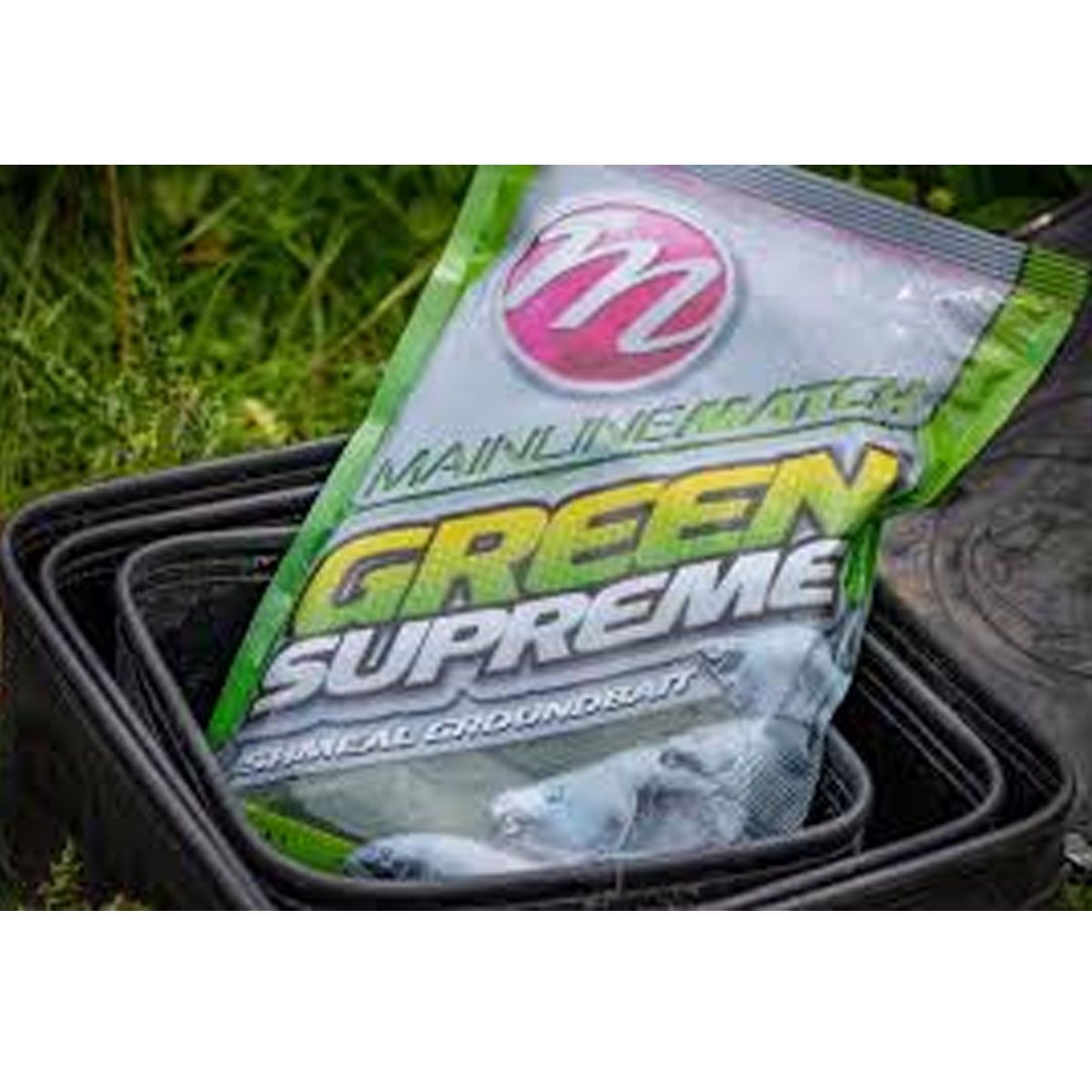 Mainline Green Supreme Fishmeal Groundbait 1Kg - Imagen 3