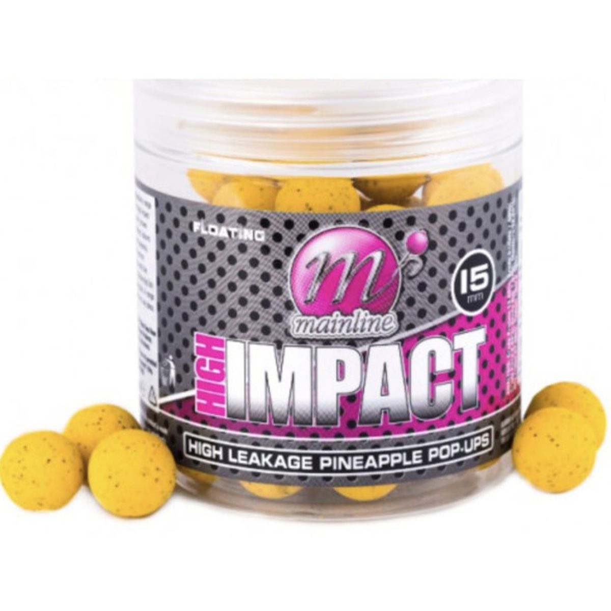Mainline High Impact H.L. Pineapple Pop Up 15mm 250ml - Imagen 2
