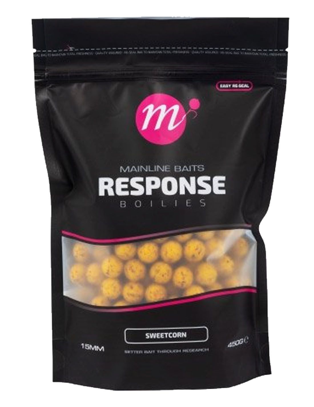 Mainline Response Boilies Sweetcorn 15mm 450g - Imagen 2