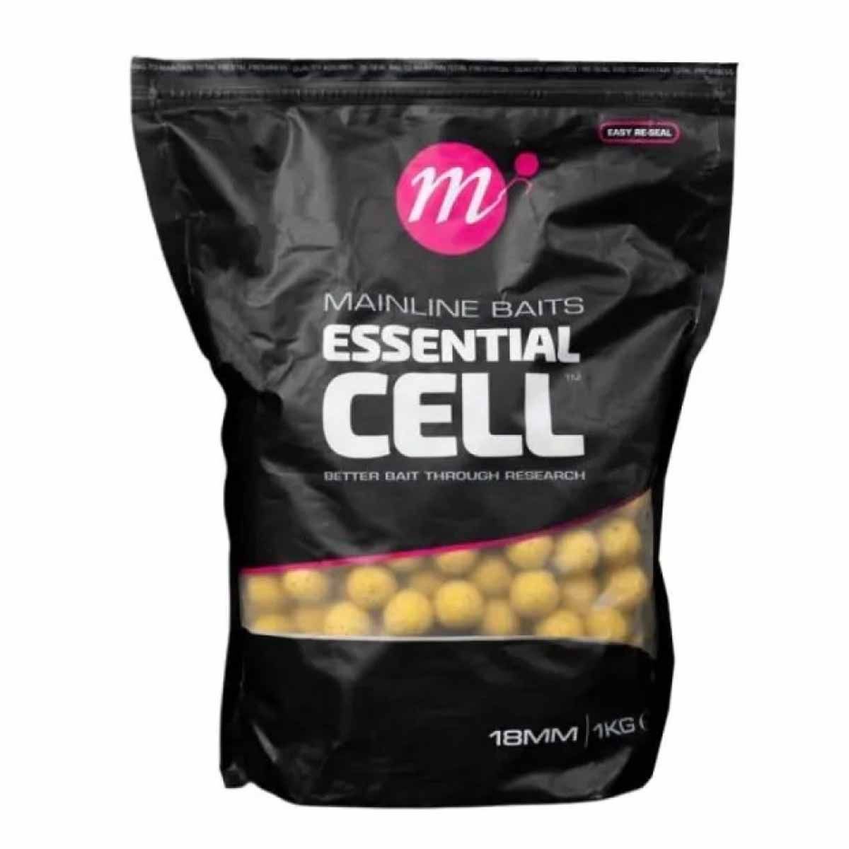 Mainline Shelf Life Boilies Essential Cell 15mm 1kg