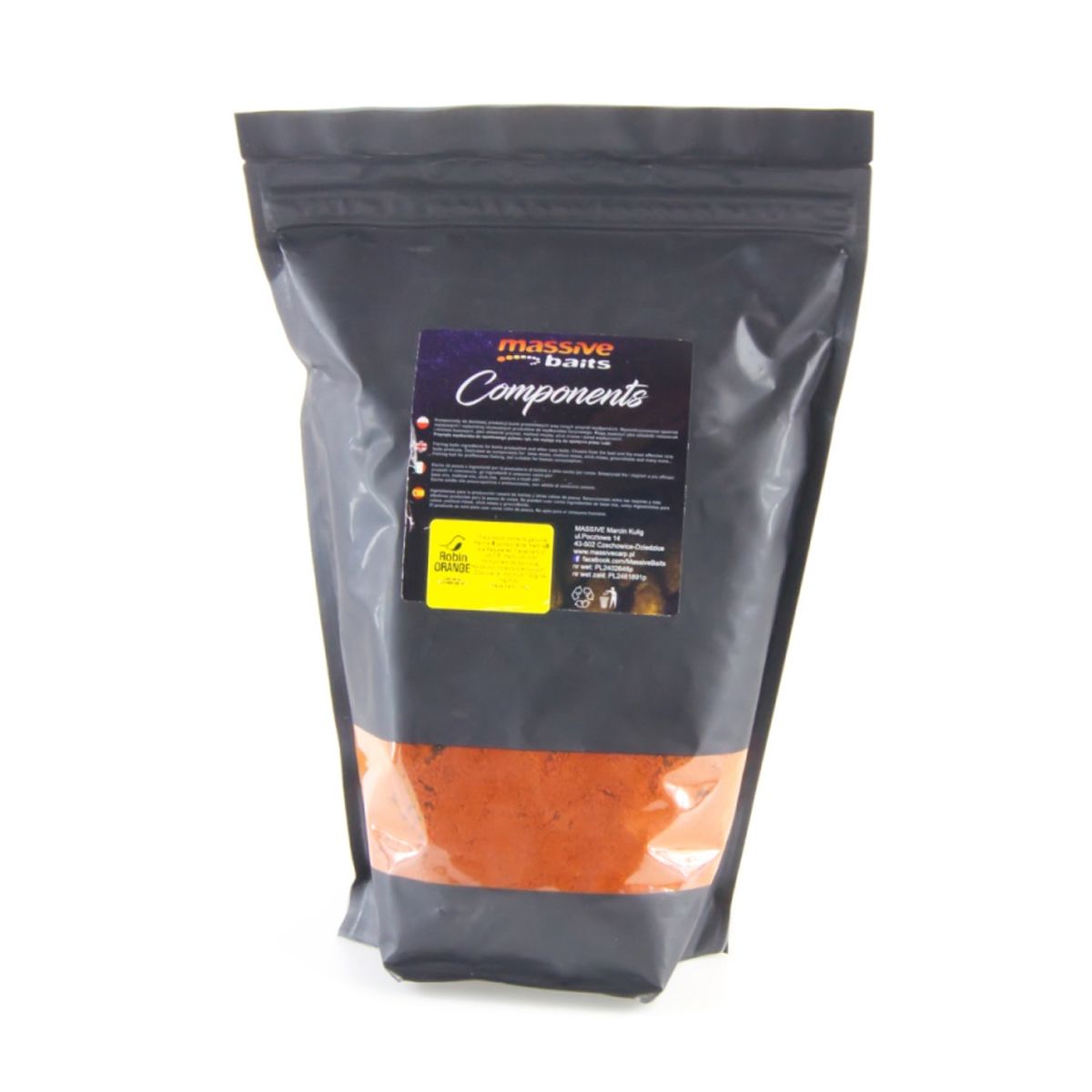 Massive Baits Haiths Robin Orange 1kg - Imagen 2