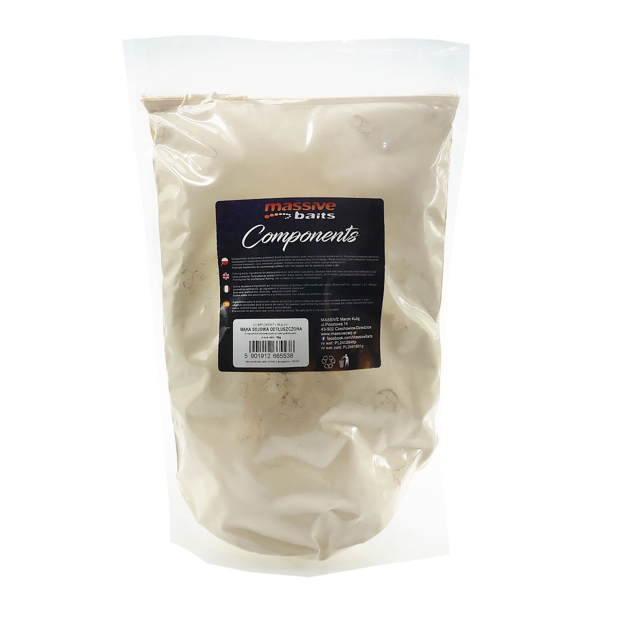 Massive Baits Soja Meal Con Grasa 1kg