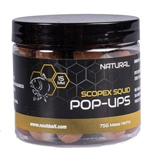 Nash Scopex Squid Pop Ups Natural 20mm 75gr