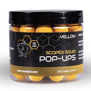 Nash Scopex Squid Pop Ups Amarillo 20mm 75gr