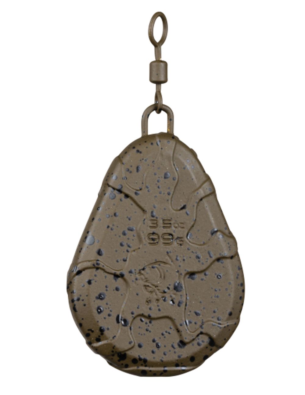 Nash Tackle Super Flat Pear Swivel Lead 3.5 oz / 99gr - Imagen 4