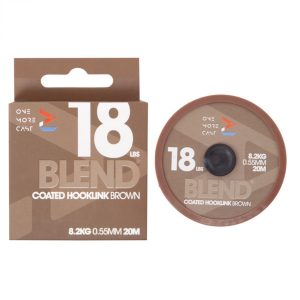 One More Cast Blend Coated Hooklink Brown 18lb 20m