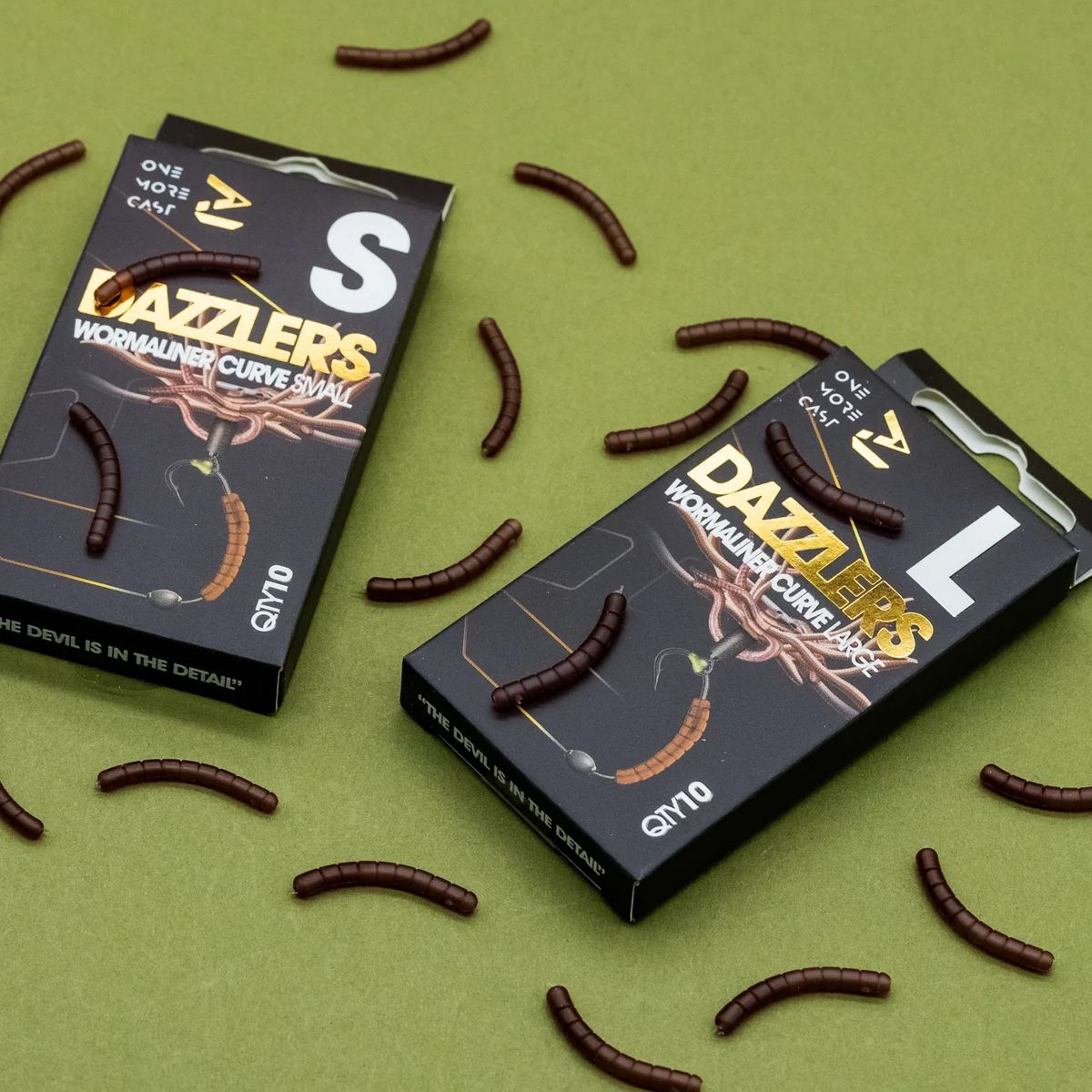 One More Cast Dazzlers Wormaliner Curve Large - Imagen 3