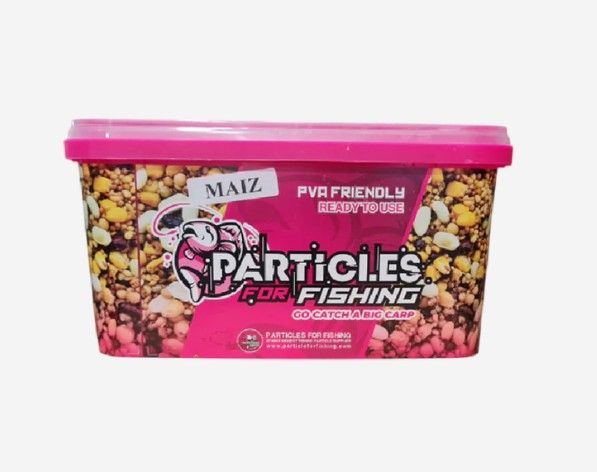 Particles for Fishing Cubo Semilla Cocida Maiz Blanco 5kg. - Imagen 2