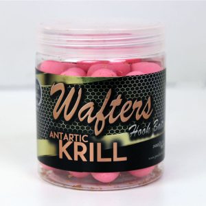 Pro Elite Baits Antartic Krill Gold Wafter HB Boilie+Dumbell 14mm 250ml