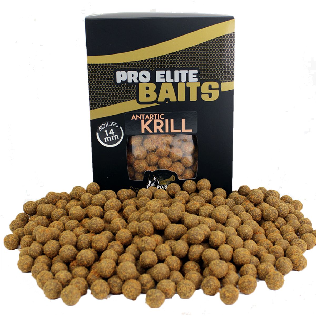 Pro Elite Baits Gold Boilies Antartic Krill 14mm 1kg