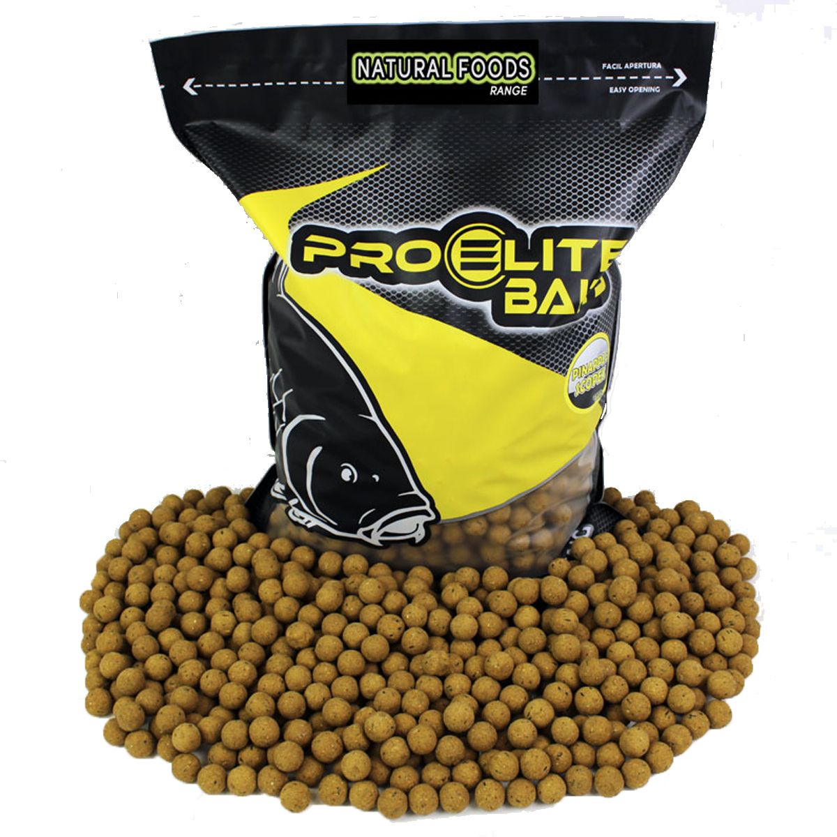 Pro Elite Baits Natural Foods Boilies Pineapple & Scopex 20mm 8kg - Imagen 2