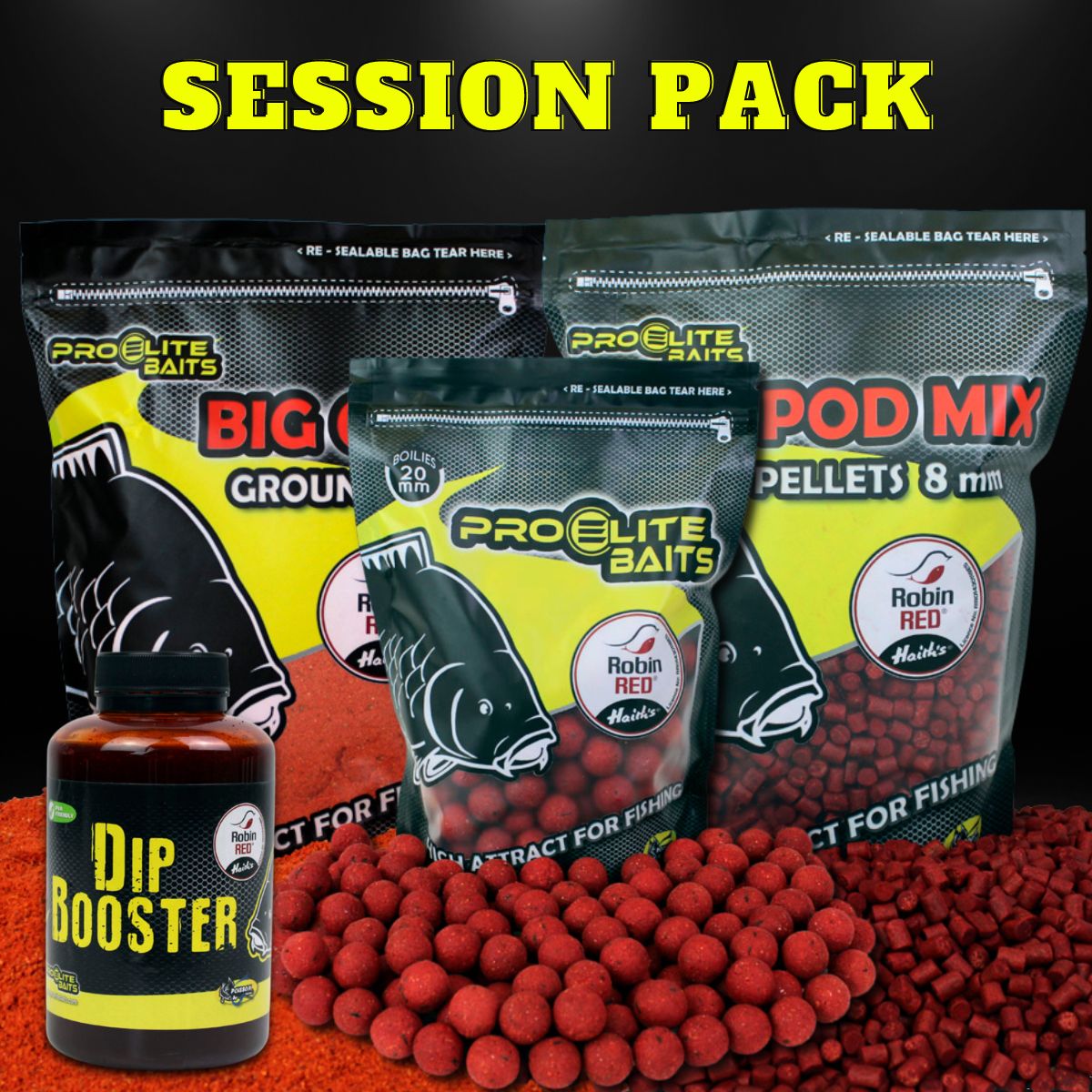 Pro Elite Baits Session Pack Classic Robin Red - Imagen 3
