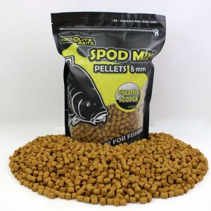 Pro Elite Baits Spod Mix Pellets Pineapple & Scopex 8mm 1.8kg