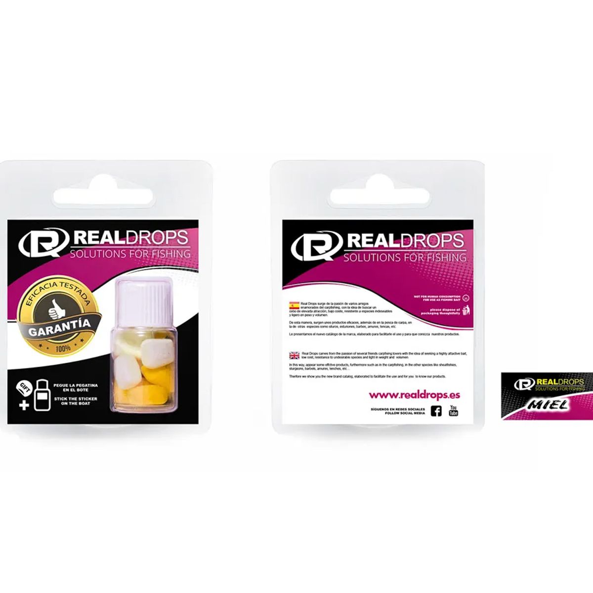 Real Drops Maiz Artificial Sabor Miel - Imagen 2