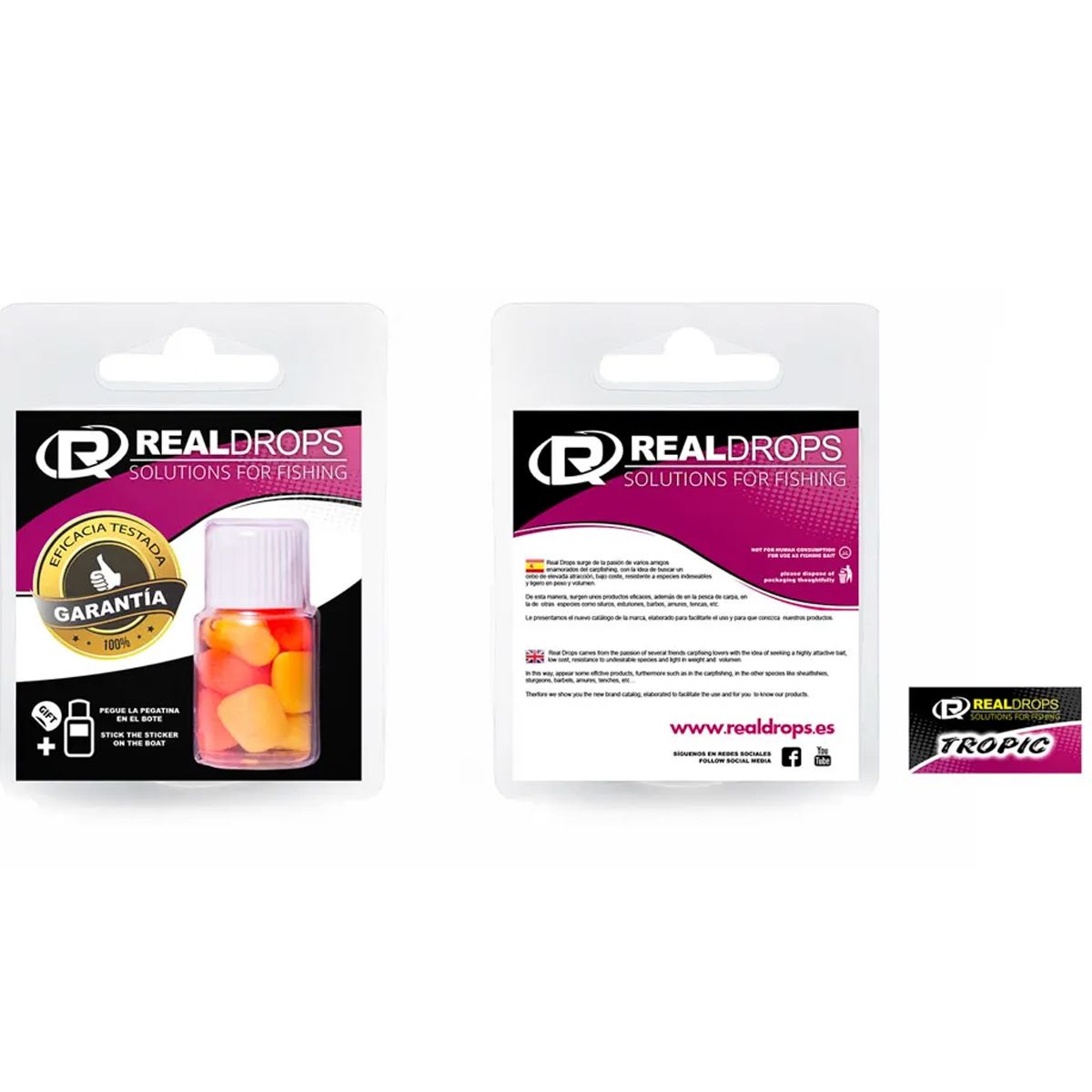 Real Drops Maiz Artificial Sabor Tropic - Imagen 3