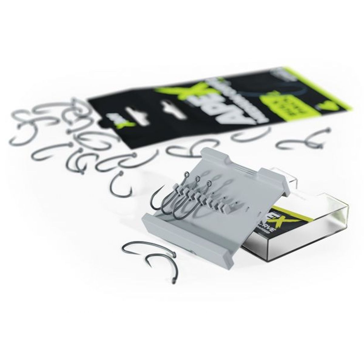 RidgeMonkey Pack 25uds Ape-X Medium Curve Barbed Bulk Nº6 - Imagen 4