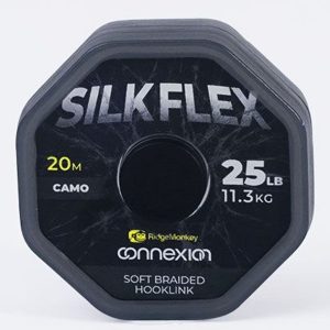 RidgeMonkey Connexion SilkFlex Soft Braid Camo 25lb 11.3kg 20m